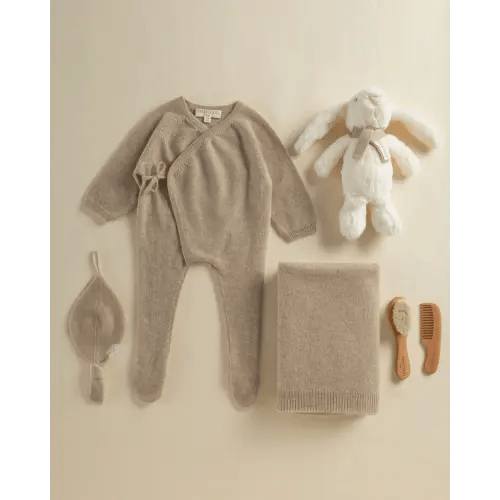 The Cashmere Newborn Gift Set (Morning) - Size 0-3 Months Color: Biscuit