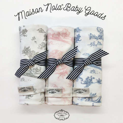 Maison Nola Storyland Toile Muslin Swaddle