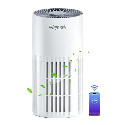 Air Purifiers for Large Rooms up to 1084 Ft², Smart WiFi Control & Bluetooth, 3-Stage Filter Air Purifiers for Bedroom 22 dB, Air Purify Filter Cleaners for House