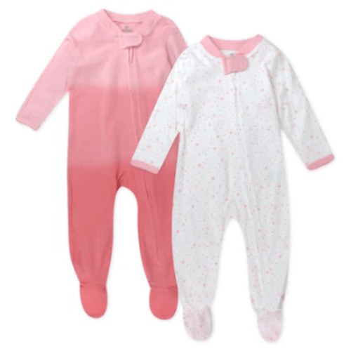 2-Pack Organic Cotton Sleep & Plays | Honest Baby Clothing 3-6 Mo.