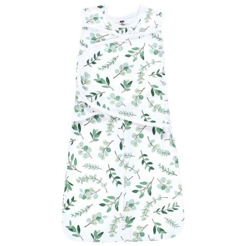 Hudson Baby Unisex Convertible Swaddle Sleep Sack, Eucalyptus