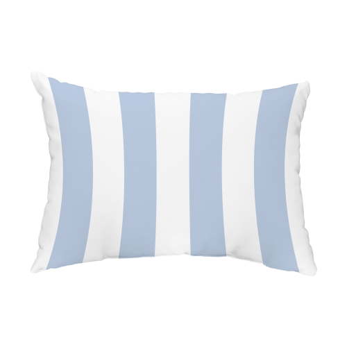 Simply Daisy, 14" x 20" pillowby Stripe Blue Decorative Stripe Outdoor Pillow
