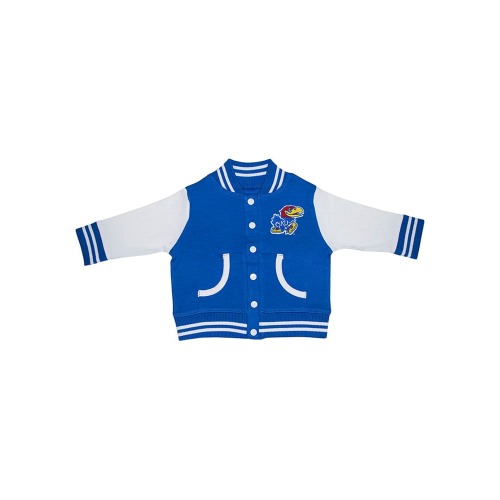 Kansas Jayhawks Baby Blue Varsity Light Weight Jacket
