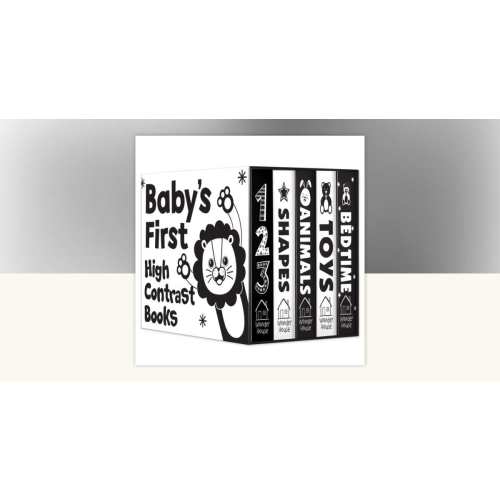 Baby’s First High-Contrast Books Boxed Set [Box Set of 5] - Age Group: 0+ / Black and White Tummy Time Books /Illustrated Board Book for Kids/Toddlers / by Wonder House Books: 9789358561487 | PenguinRandomHouse.com: Books