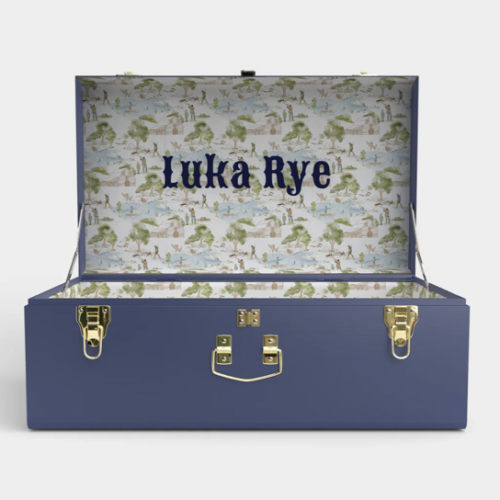 Grand Trunk - Navy - Heritage Hunt / Embroidery