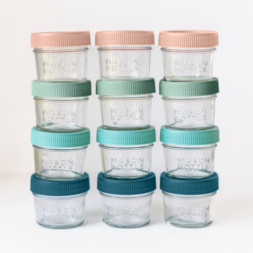 Breastmilk Storage Jar Set – Mason Bottle