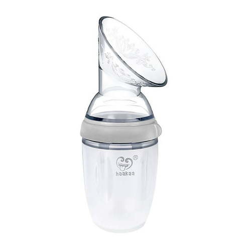 Haakaa 9 oz. Silicone Breast Pump in Grey