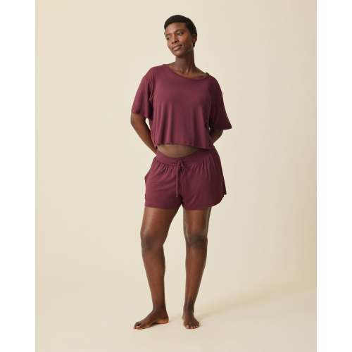 Aria Bamboo Casual Lounge Short | Granite - Kindred Bravely