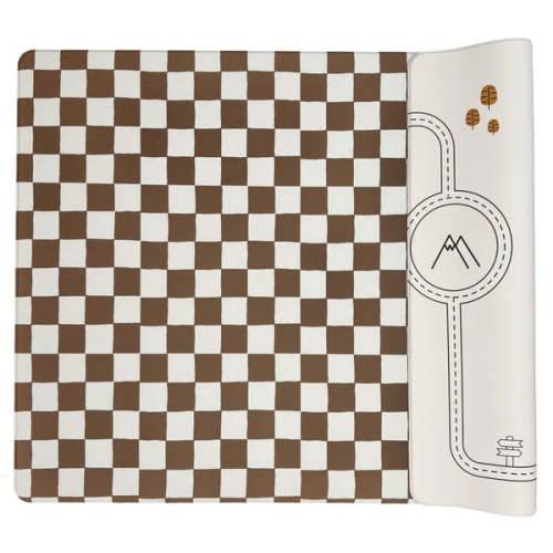 Little Bot Baby Play Mat (Ofie mat, Toffee Checkerboard + Road Nordic) – Little Bot Inc.