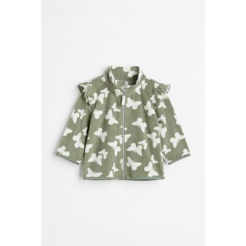 Patterned Fleece Jacket