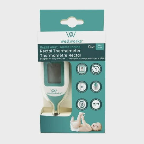Wellworks Rapid Alert Rectal Thermometer