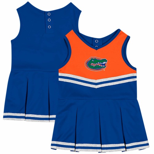 Florida Gators Colosseum Girls Infant Time For Recess Cheer Dress - Royal