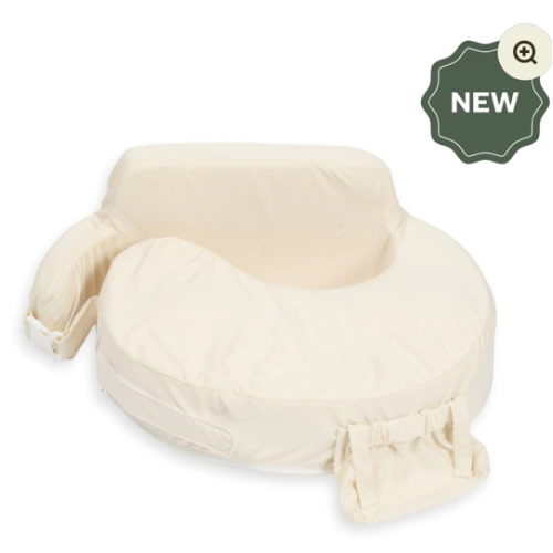 Super Deluxe Oat Nursing Pillow with 100% Organic Cotton Cover