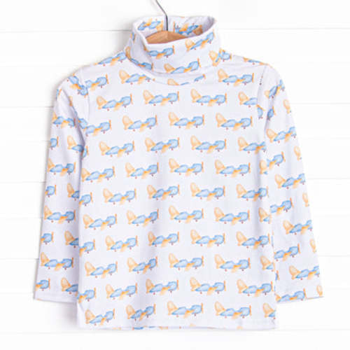 Fresh Air Flyer Turtleneck, Blue – Stitchy Fish