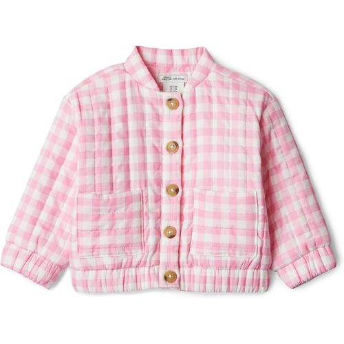 Amazon Essentials x Sofia Grainge Baby Girls' Cotton Sateen Lightweight Printed Jacket