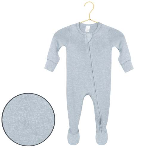 Miller Plush Knit Zipper Footies | Preemie