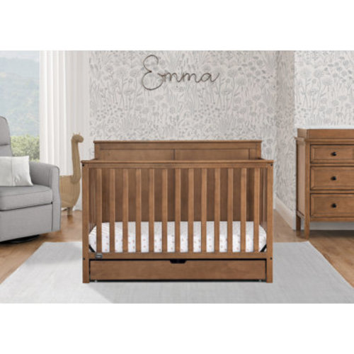 Simmons Kids Logan 6-In-1 Convertible Crib With Underdrawer & Reviews | Wayfair