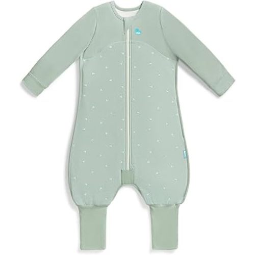 Love to Dream Long Sleeve Sleep Suit | Cotton, 1.5 TOG, 12–24M, Olive Twigs
