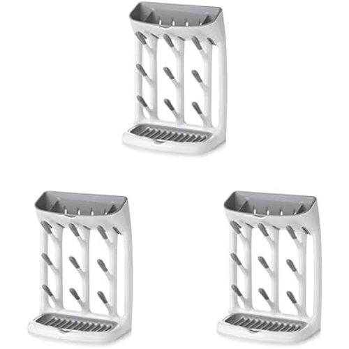 OXO Tot Expandable Drying Rack – Space-Saving Drying Rack | Newborn and Baby Essentials | Breastfeeding Essentials | Dry Baby Bottles | Save Space in Kitchen