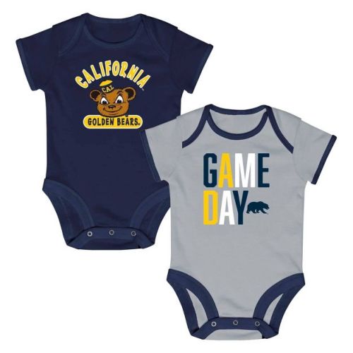 NCAA Cal Golden Bears Newborn 2pk Bodysuit - 3-6M