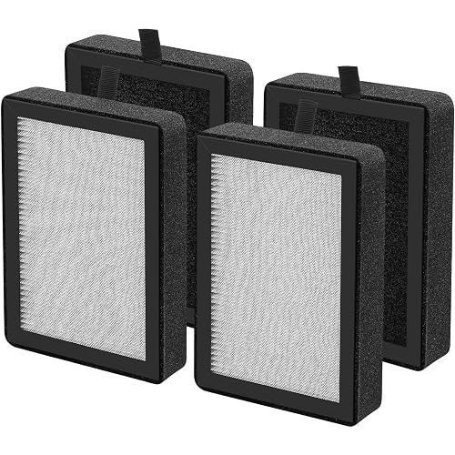 4 Pack LV-H128 Replacement Filter Compatible with LEVOIT LV-H128