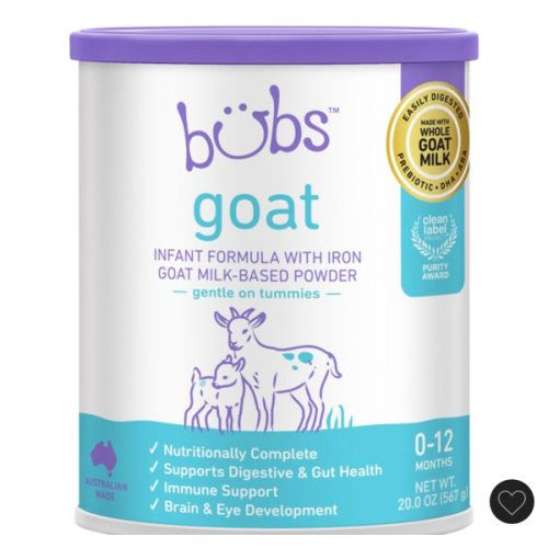 Bubs Infant formula