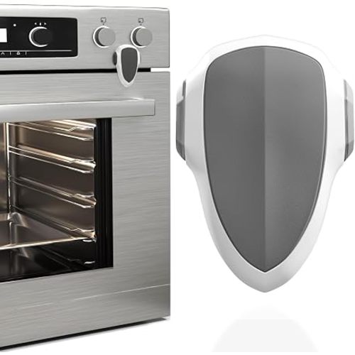 Oven Lock - Child Safety Door Lock, Appliance Baby Proofing | Heat-Resistant Adhesive Oven Door Lock for Child Safety, Stops Toddlers Opening the Oven, Fits Most Flat Oven Doors