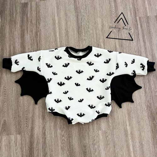 12-18 month Bat Wing Roman Romper