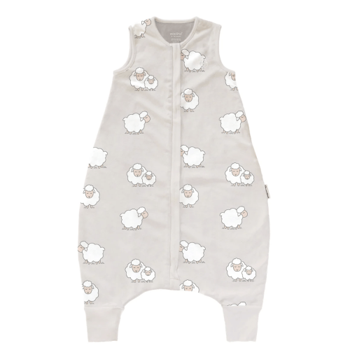 4 Season® Baby Sleep Bag with Feet, Merino Wool & Organic Cotton, Sheep