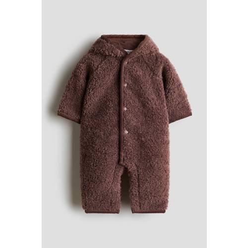 WOOL TEDDY BUNTING SUIT