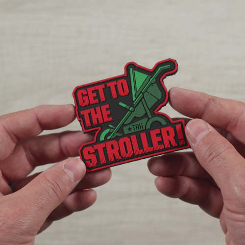 Get to the Stroller Patch - Waterproof PVC Accessory for Parents – Tactical Baby Gear