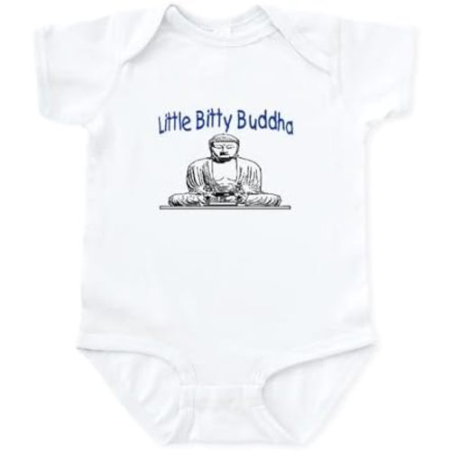 CafePress Little Bitty Buddha Infant Bodysuit Cute Infant Bodysuit Baby Romper
