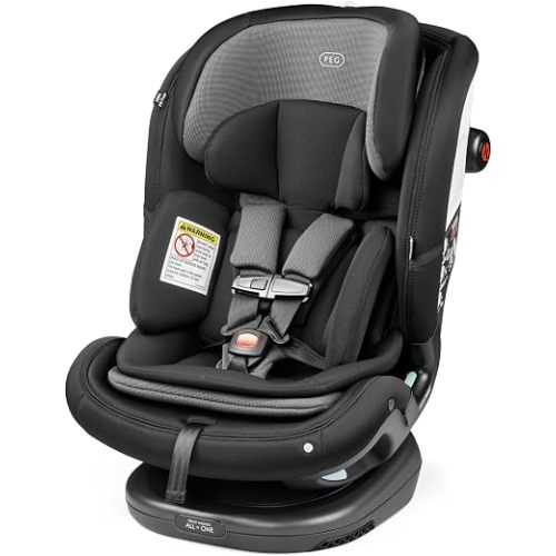 PEG Primo Viaggio All-in-One Convertible Car Seat –Crystal Black