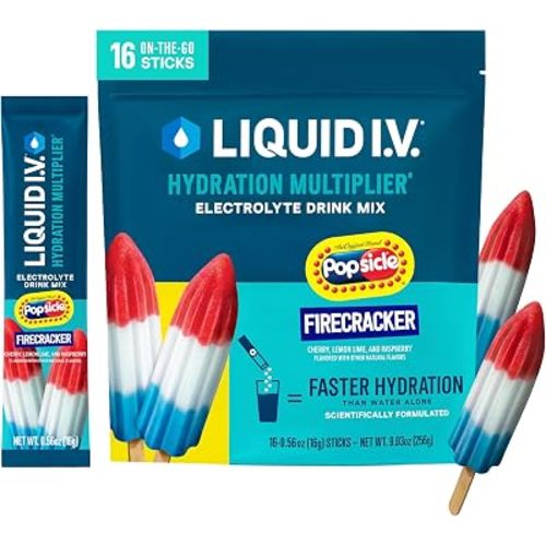 Liquid I.V. Hydration Electrolytes, Firecracker, 16 Count
