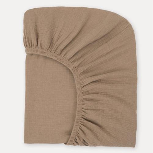 Tuscany Organic Muslin Cotton Crib Sheet