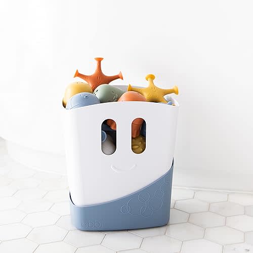 Ubbi Stand Up Bath Toy Organizer | Cloudy Blue