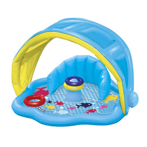 SwimSchool Easily inflatable and portable Baby Splash Mat, 6 - 18 Months