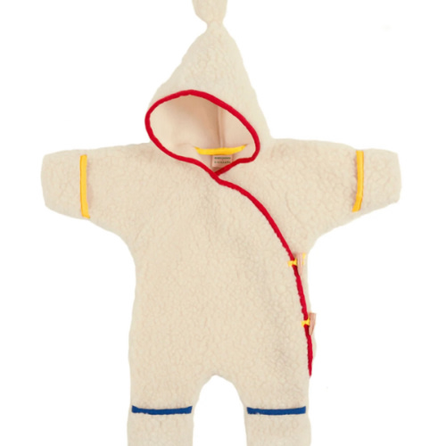 BOBO CHOSES X BINIBAMBA MERINO WOOL SNUGGLESUIT BABY ROMPER