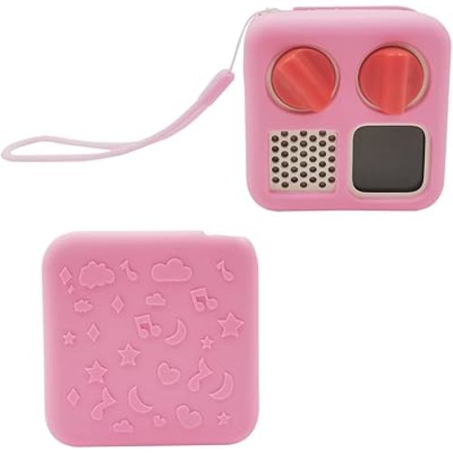 Anti-Slip Silicone Cover for YOTO Mini Audio Player, Protective Sleeve Case for Mini Player; Accessory for Kids Music Players (Case Only) (Pink)