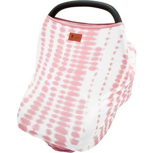 KYTE BABY Unisex Rayon Made from Bamboo Car Seat Cover, Crepe Rip Tide