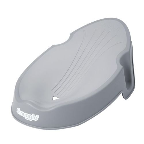 Shnuggle Newborn Baby Bath Support | Ergonomic, Non-Slip & Quick-Dry | From 0-3 months Pebble Grey One size