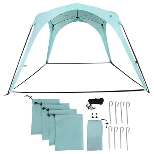 Pop ’N Go® Beach Canopy – Windproof, Beach Tent with Quick Setup, UV Shade, Lightweight & Portable Design – Perfect for Beach Days, Outdoor Play, Camping & Family Adventures (Sweet Mint)