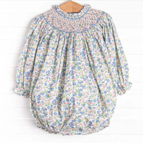 Primary Pastels Smocked Bubble, Pink – Stitchy Fish