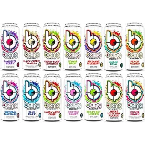 Bang Energy 3 Flavor Variety Packs 12 Cans (Surprise Me 3 Flavor Pack)