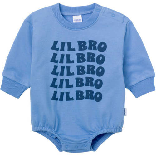 Baby Boys Lil' Bro Sweatshirt Bubble Romper