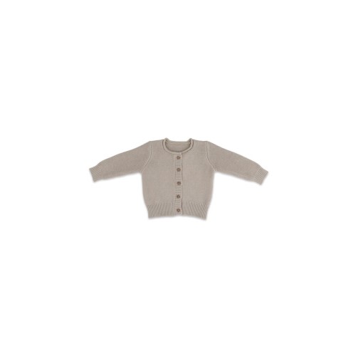 4baby Knit Cardigan Taupe | Baby Bunting AU