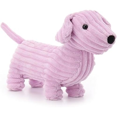 Apricot Lamb Purple Dachshund Dog Stuffed Animal