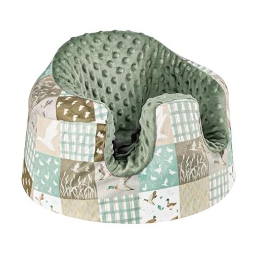 Baby Seat Cover Compatible with Bumbo and Nuby Seat, Pink Bow