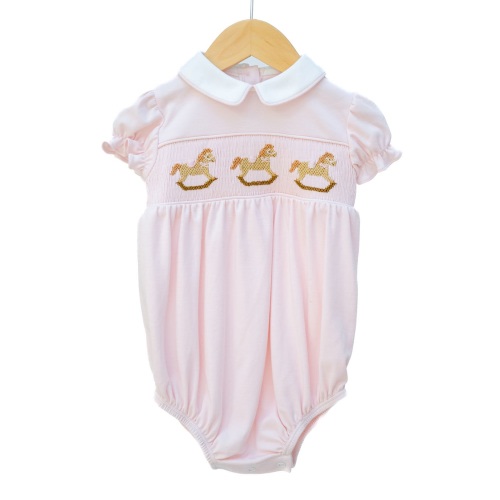 Pink Rocking Horses Bubble – Little Sage