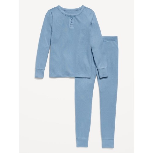 SoftMode Snug-Fit Henley Pajama Set for Toddler & Baby